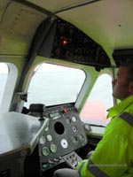 A Hovertravel pilot took the role of flying the N6 for this trip, a new experience with jet turbine hovercraft!